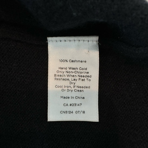 Talbots 100% Cashmere Button Cuff Sweater - Picture 6 of 6